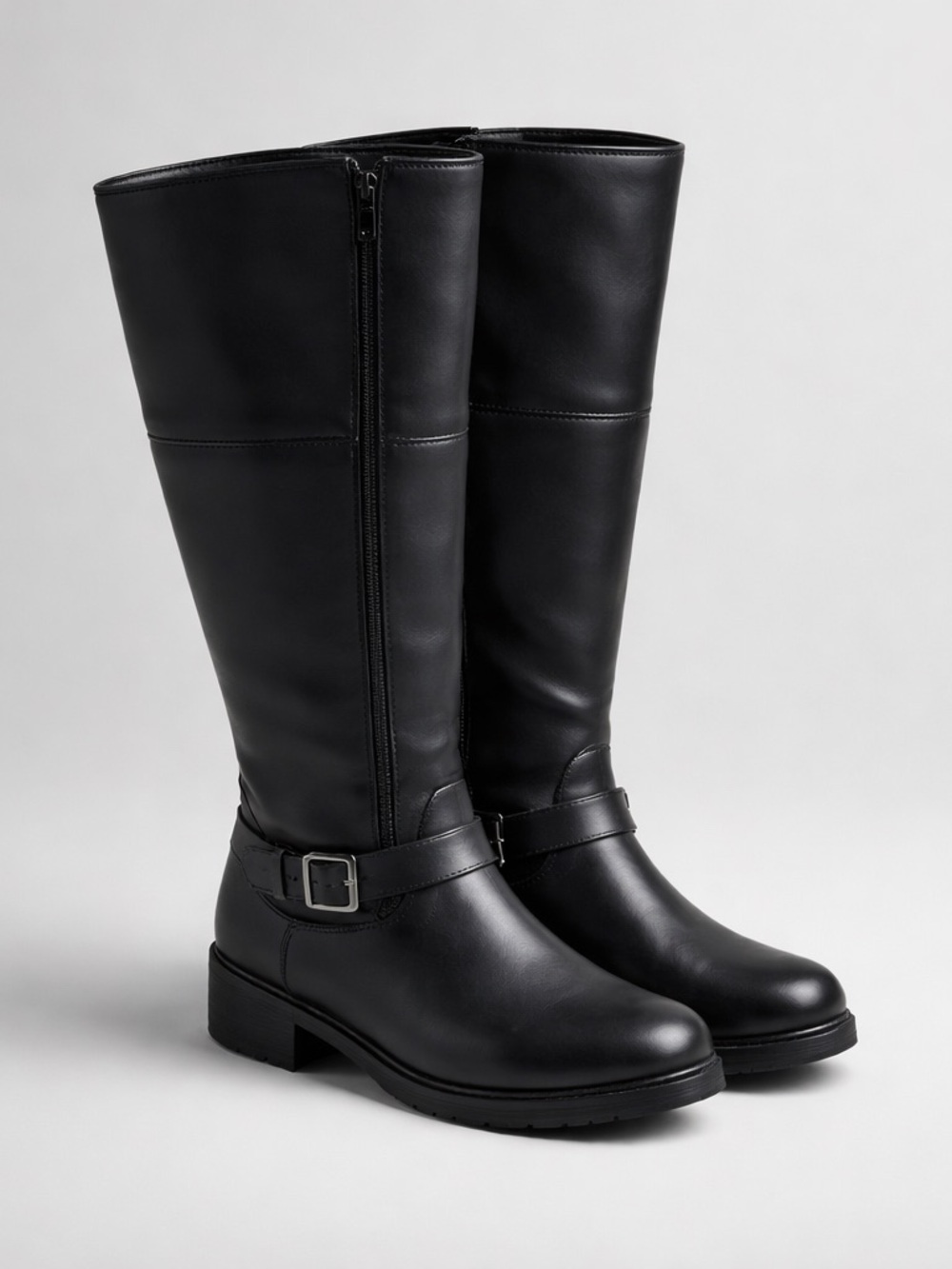 Olivia Miller Classic Women's Black Knee-High Boots